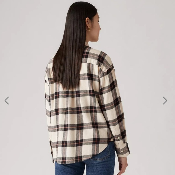 🆕 LEVIS HENRI FLANNEL SHIRT, size small - Picture 2 of 11